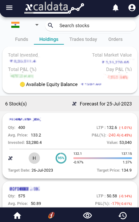 ICICIDirect Integration with xCalData iciciholding