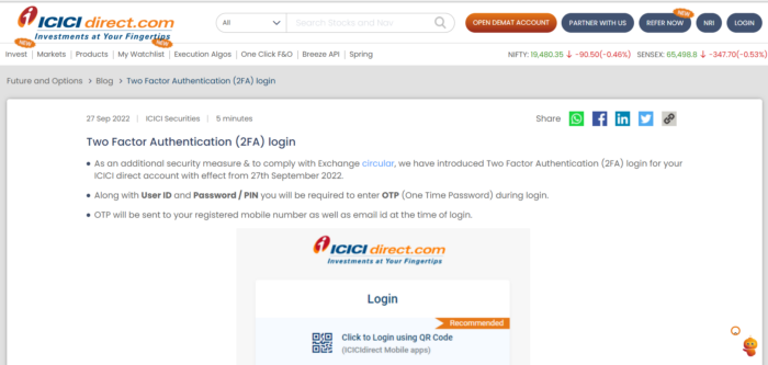 ICICIDirect Integration with xCalData icicipre1