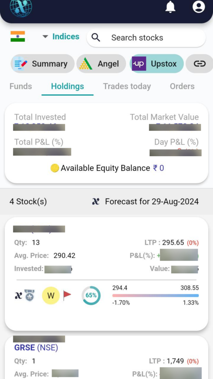 Upstox Integration with xCalData xcaldata